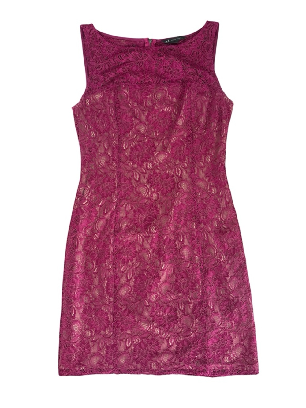 A|X Armani Exchange Berry Lace Dress